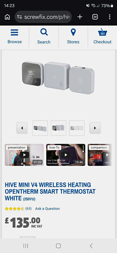 Hive mini wireless - wireless, heating